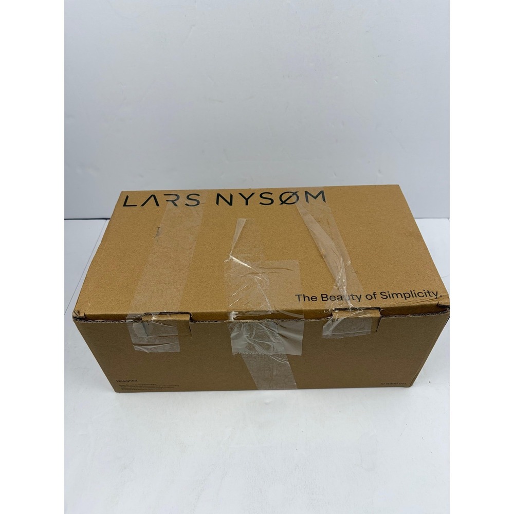 Lars Nysom Bread Bin Box Bamboo Cutting Board Lid White With Bread Bag Modern - Picture 10 of 10